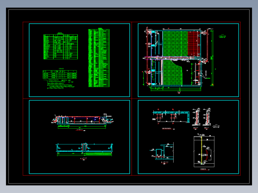 CASS生化池（3万吨）工艺图纸1582373==30