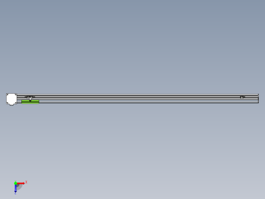 同步带滑台-半封闭B13-L90-S1700-R-Z86-D3俯视缩略图