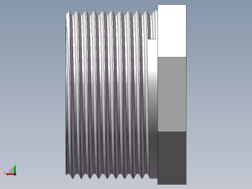 转接头-内外丝异径 DN32-DN15后视缩略图