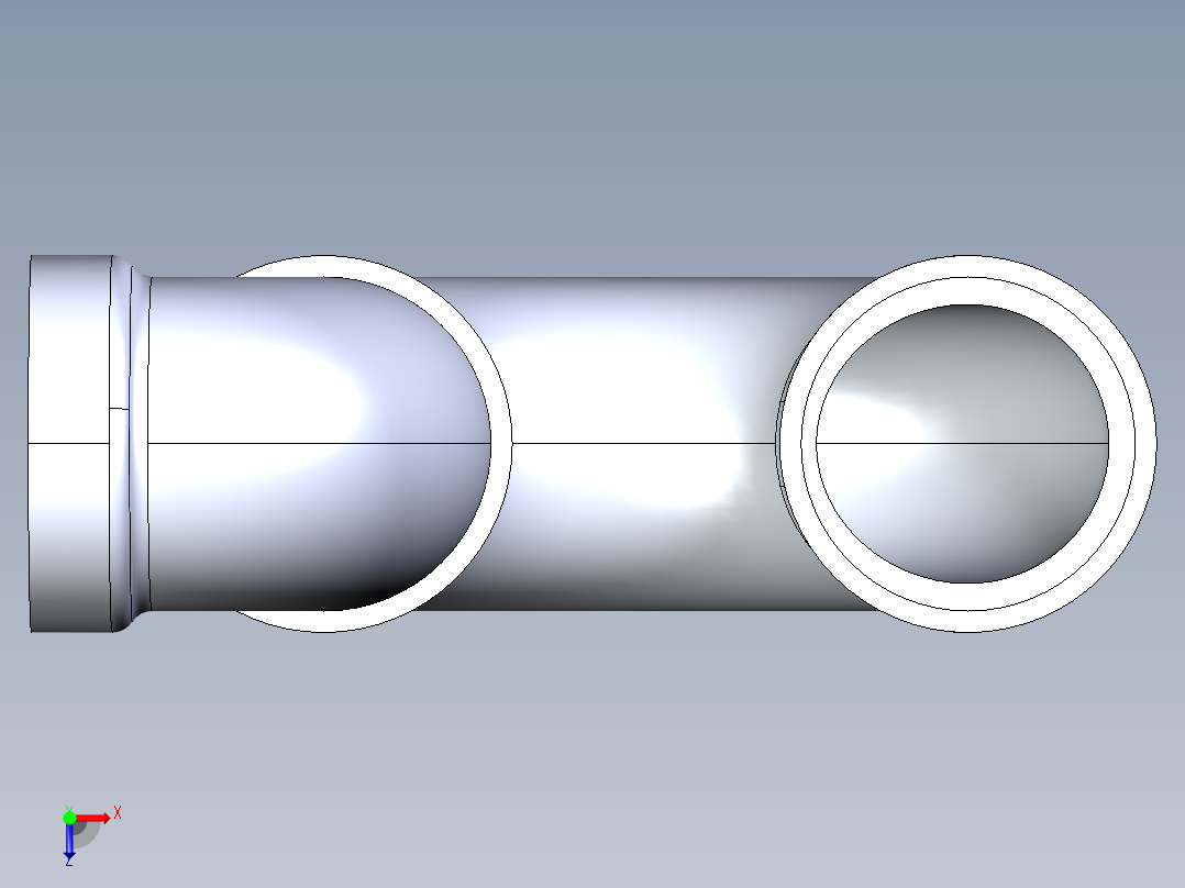 船舶管路系统S27_SeaDrainPLUS_P-Trap-SxS_37E172003_3in Sea Drain Plus - P-Trap-SxS俯视图