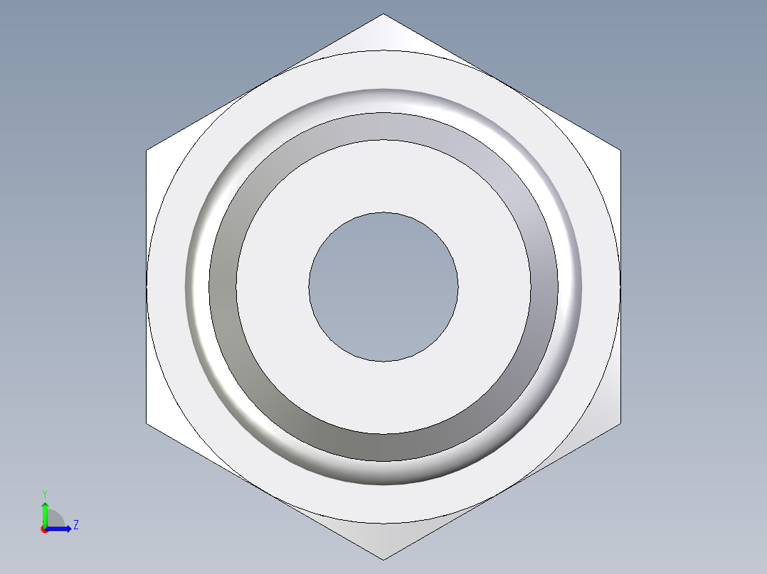 卡套式工业通用硬管接头EO_Male_Stud_connector_GEO08ZSMCF左视图