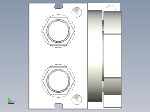 旋转气爪PRC30ST-90左视缩略图