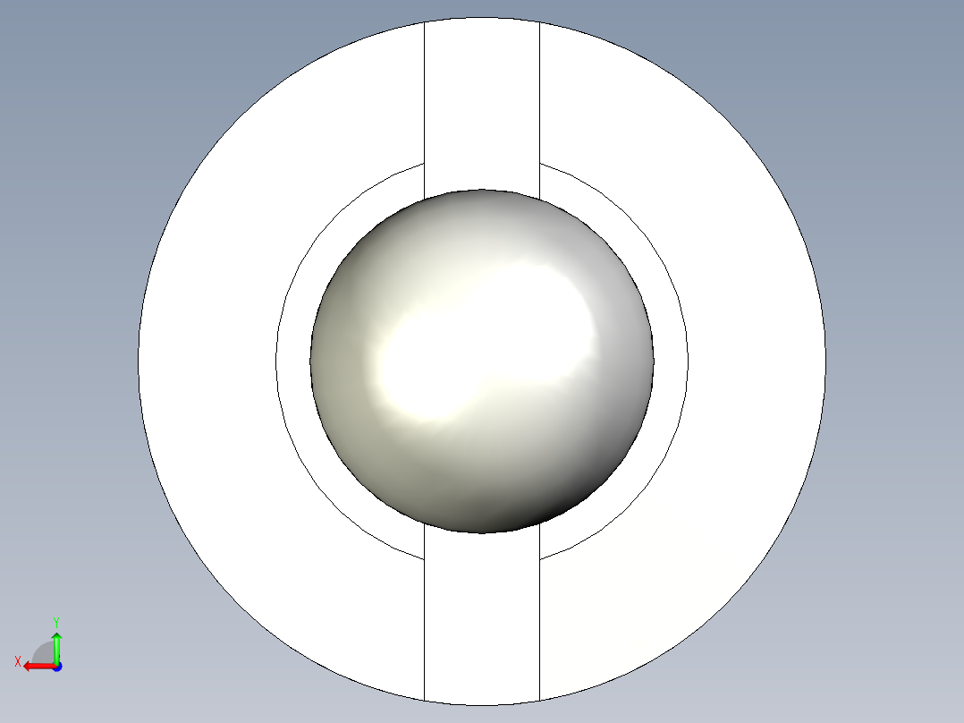 定位柱(輕荷重) SP-3D多系列多零件图纸模型后视图