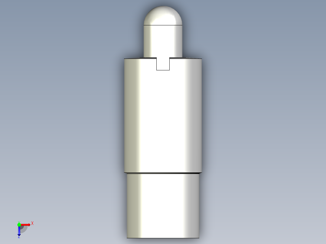 定位柱(輕荷重) SP-3D多系列多零件图纸模型俯视图