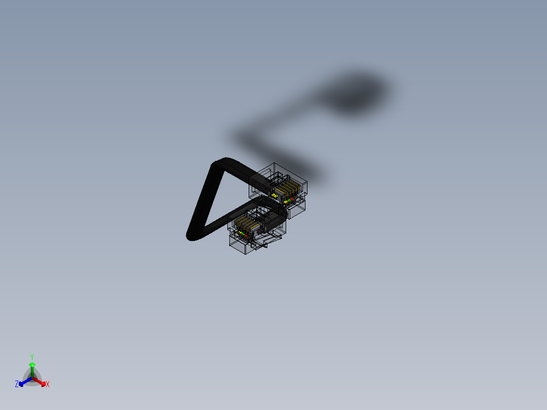 电脑数码接头 (11)正等轴测图