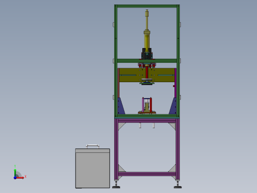 除尘机总装图（总图）前视缩略图