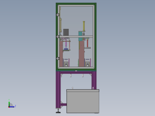 除尘机总装图（总图）左视缩略图