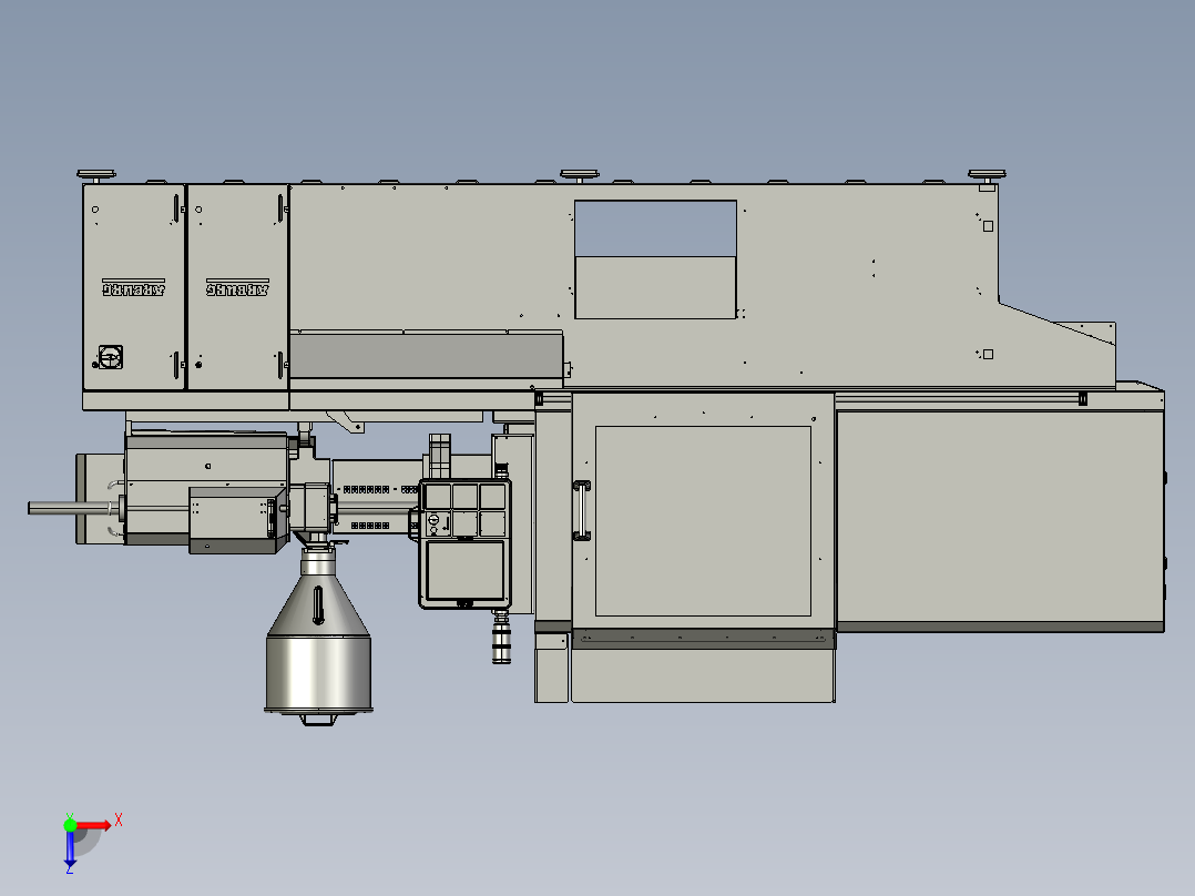 ARBURG470注塑机俯视图