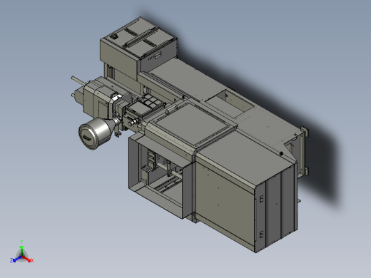 ARBURG470注塑机正等轴测缩略图