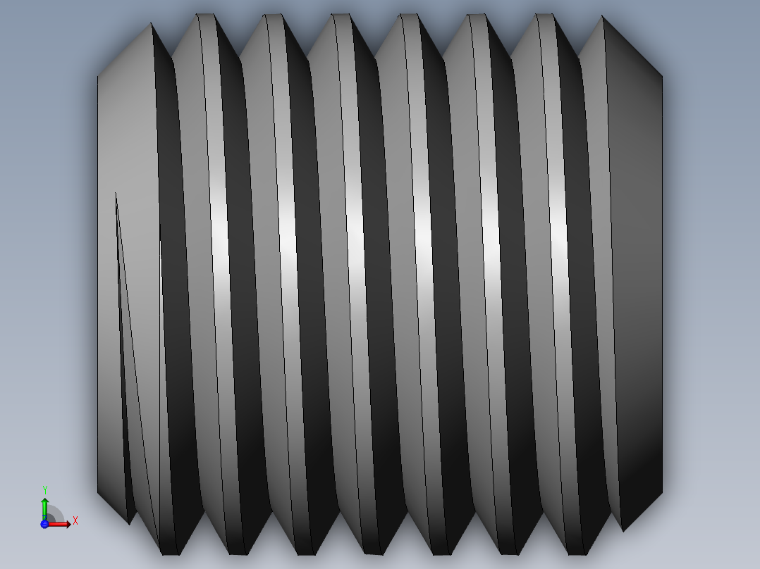 DIN 913-ISO 4026 固定螺钉-M24 L=25.SLDPRT前视图