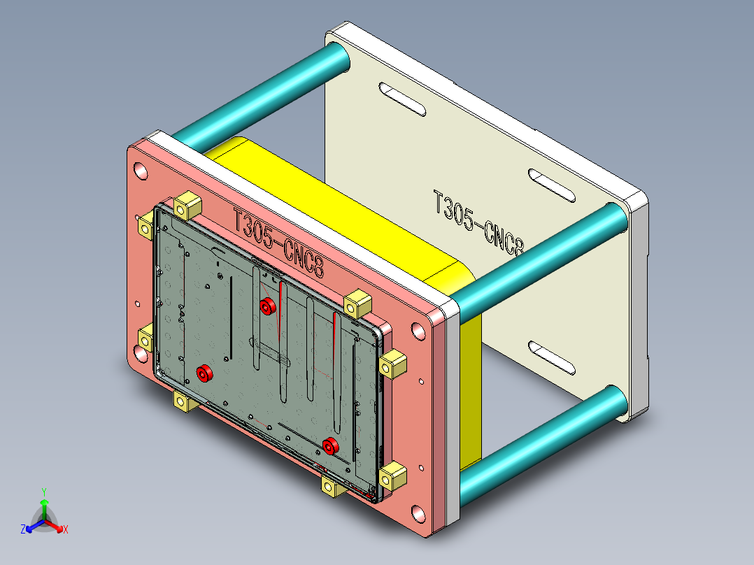 T305-CNC8-0525正等轴测图