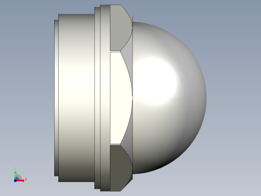 油鏡HCFE-3D多系列多零件图纸模型前视缩略图
