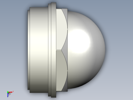 油鏡HCFE-3D多系列多零件图纸模型俯视缩略图