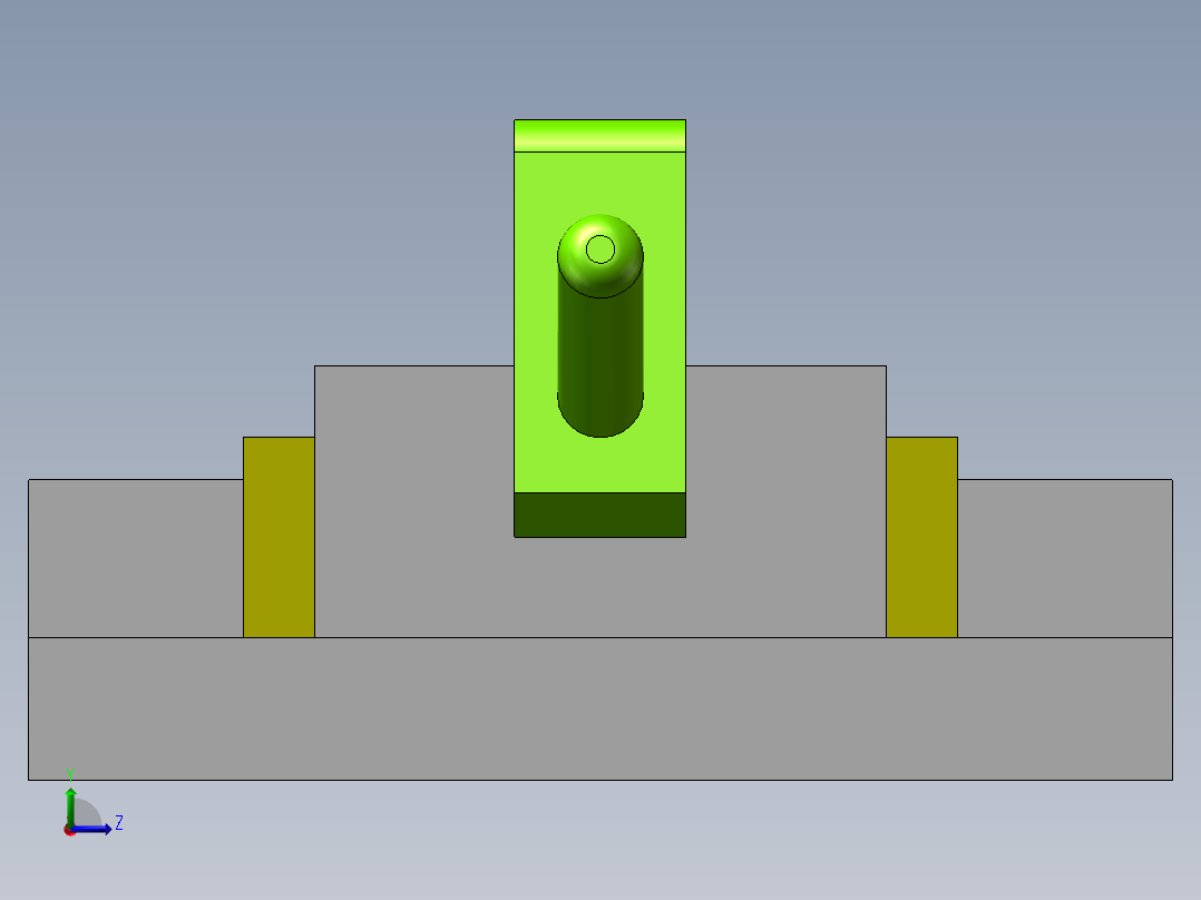 压紧机构左视图