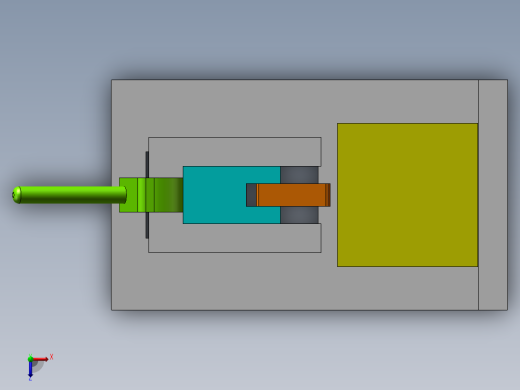 压紧机构俯视缩略图