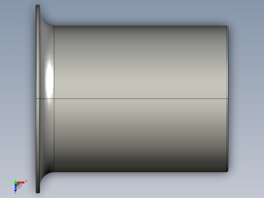软管与硬管连接用工业通用接头0127_25_19俯视缩略图