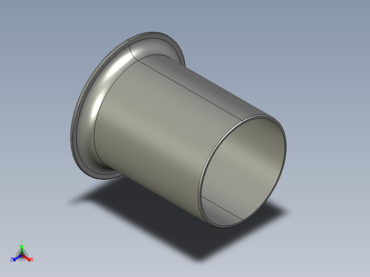 软管与硬管连接用工业通用接头0127_25_19正等轴测缩略图