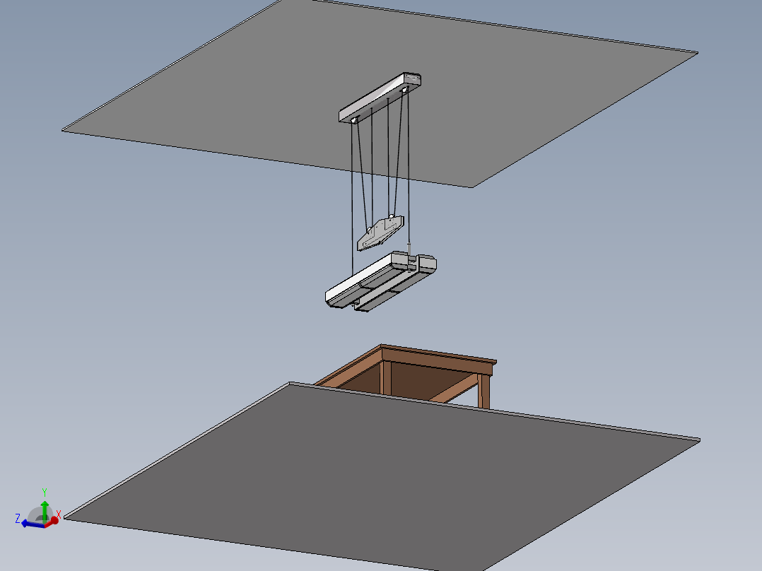可调台式吸顶灯
