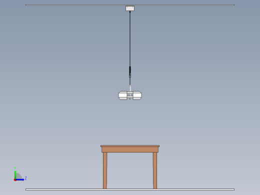 可调台式吸顶灯左视缩略图
