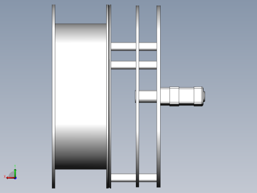 冷风引入阀门三维SW2016带参后视缩略图