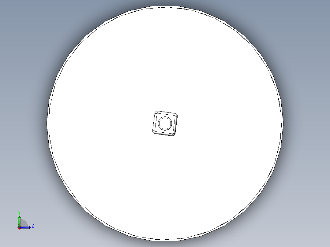 冷风引入阀门三维SW2016带参左视图