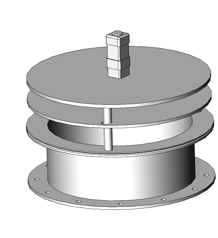 冷风引入阀门三维SW2016带参