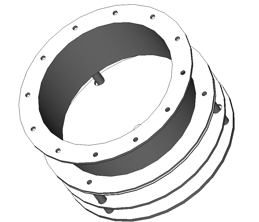 冷风引入阀门三维SW2016带参