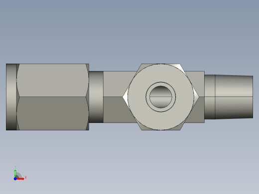 卡套式工业通用硬管接头4_rbu-s前视缩略图