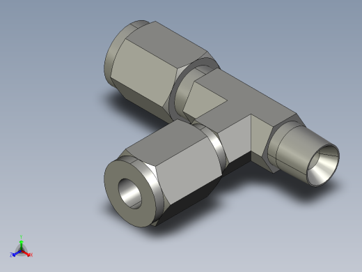 卡套式工业通用硬管接头4_rbu-s正等轴测缩略图