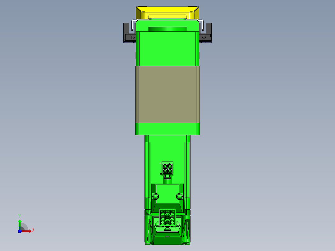 GTA内嵌同步带全封闭GTA5-BM-100W前视图