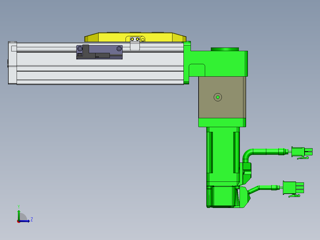 GTA内嵌同步带全封闭GTA5-BM-100W左视图