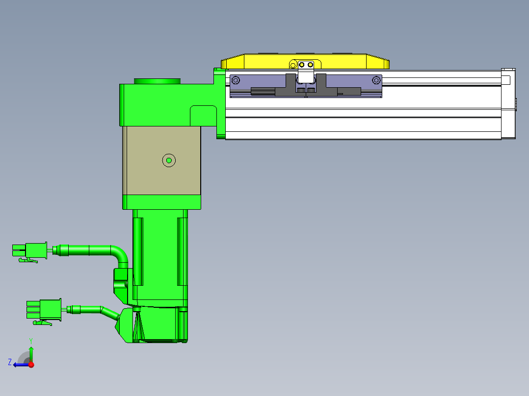GTA内嵌同步带全封闭GTA5-BM-100W右视图