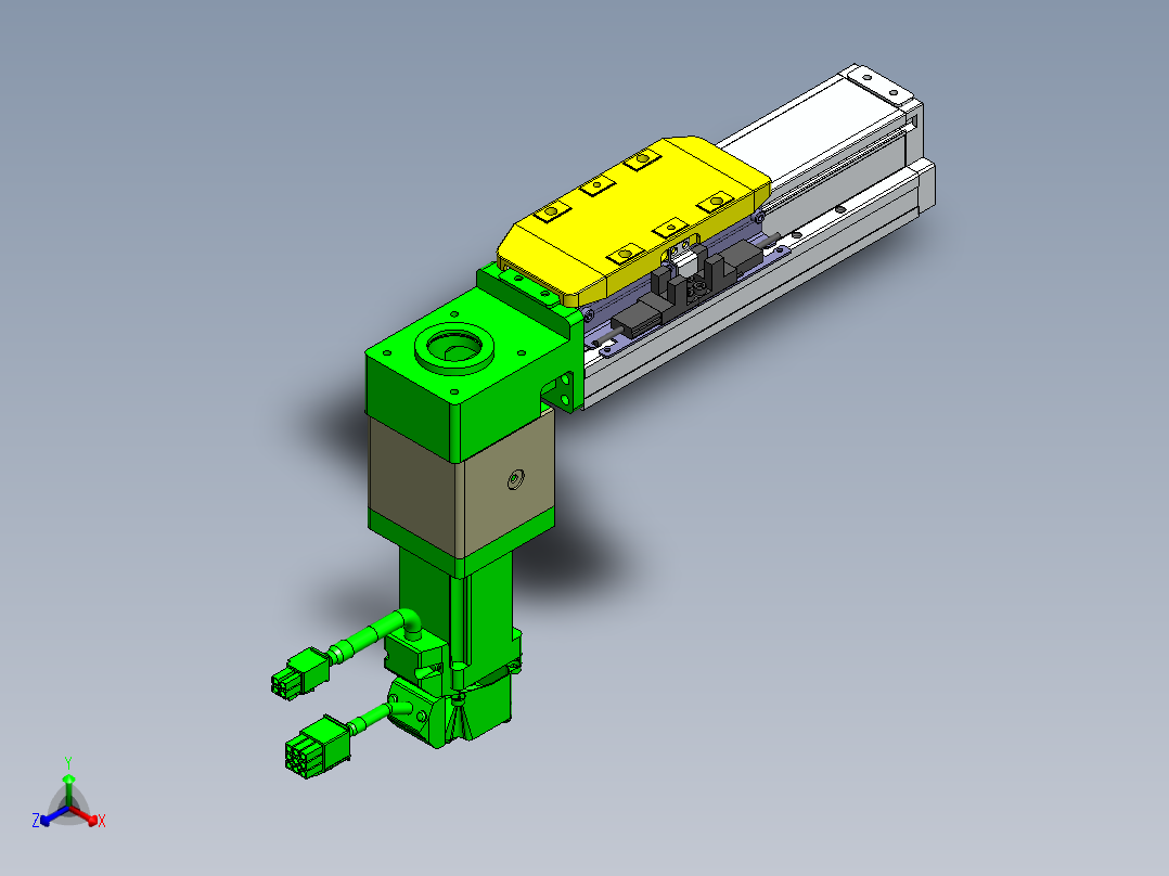 GTA内嵌同步带全封闭GTA5-BM-100W正等轴测图