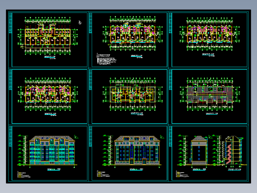 六层住宅小建筑