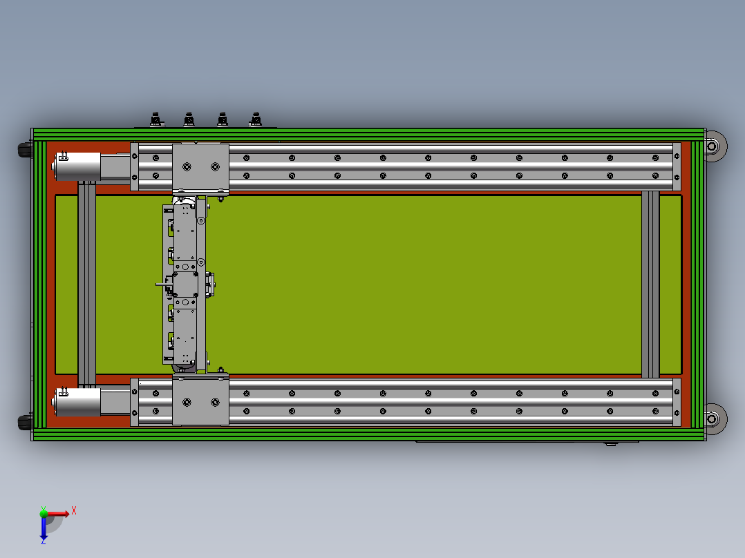平行夹取移栽机sw18可编辑俯视图