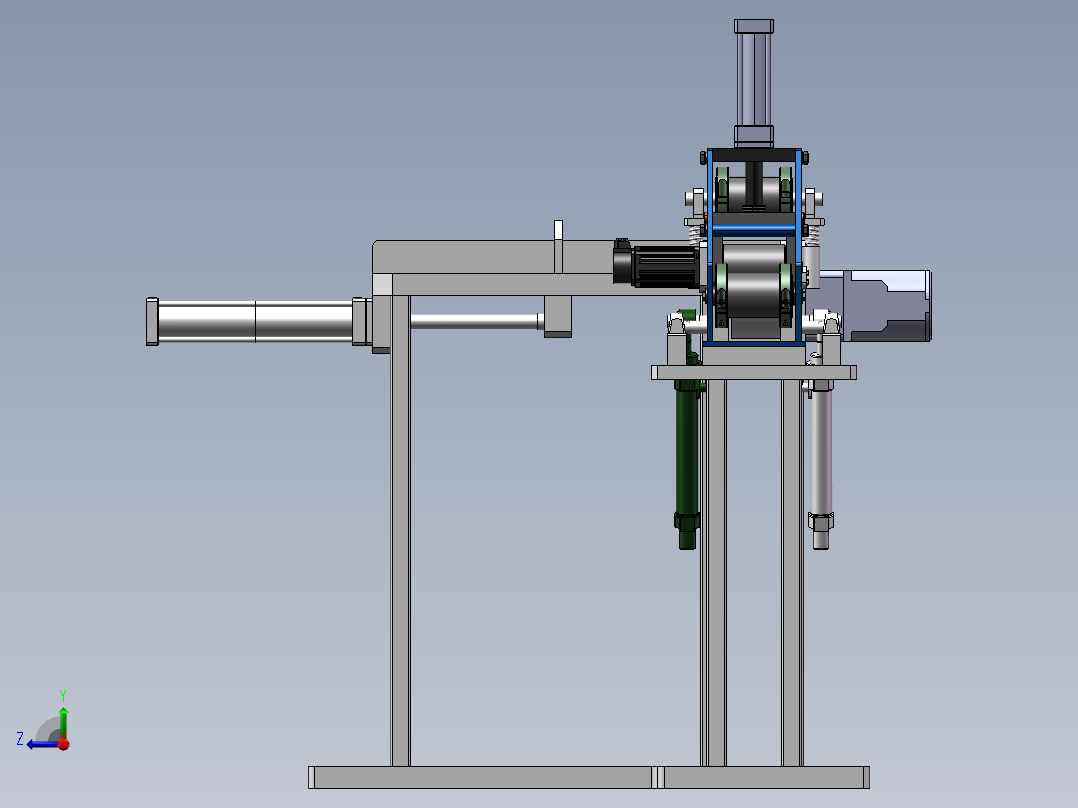 方管弯管成型机sw18右视图