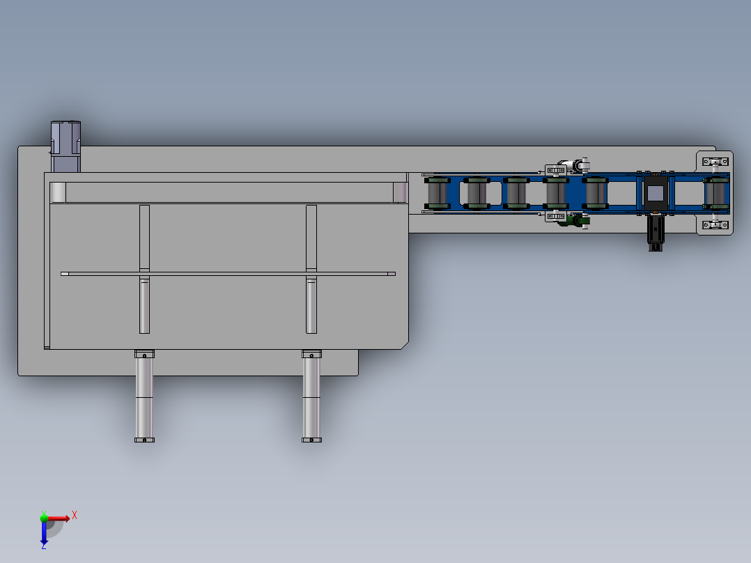 方管弯管成型机sw18俯视图