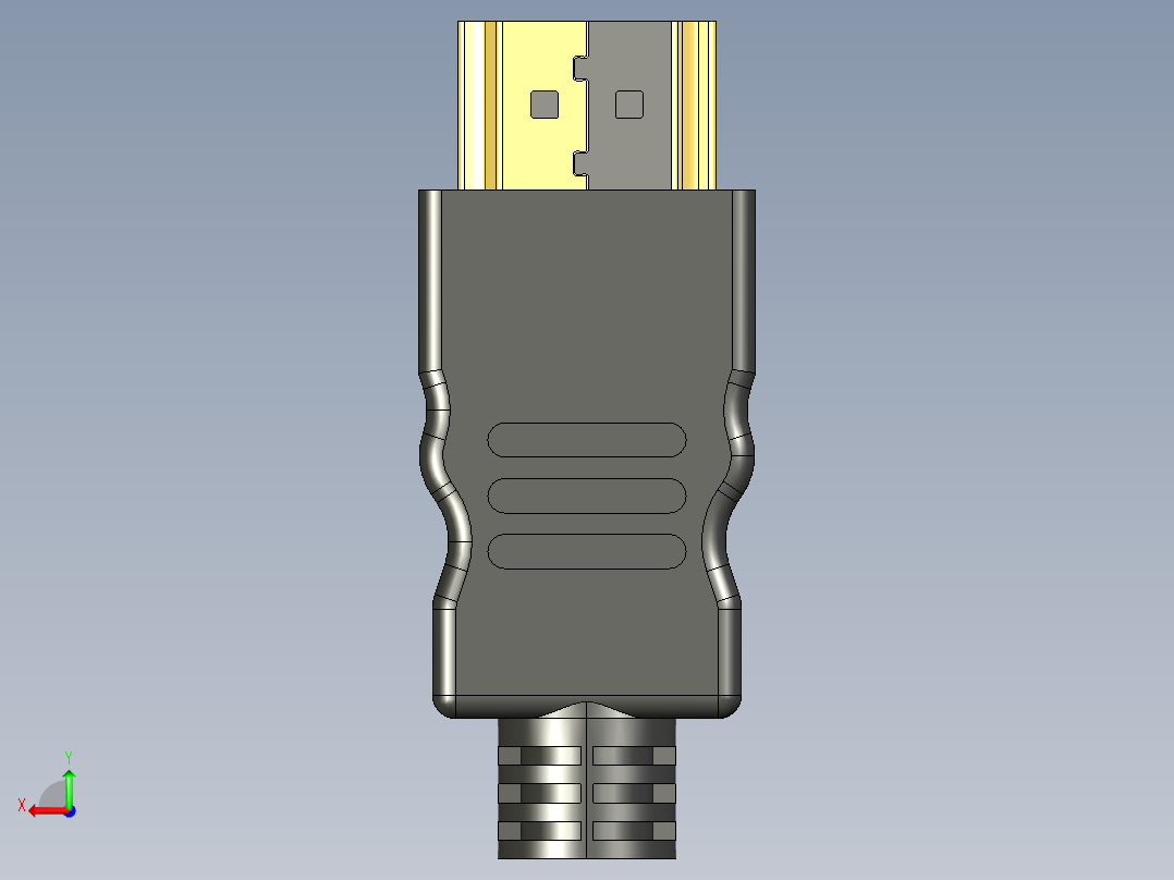 接插件(51)后视图
