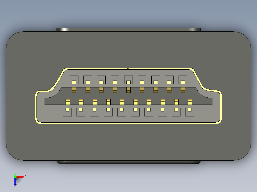 接插件(51)俯视图
