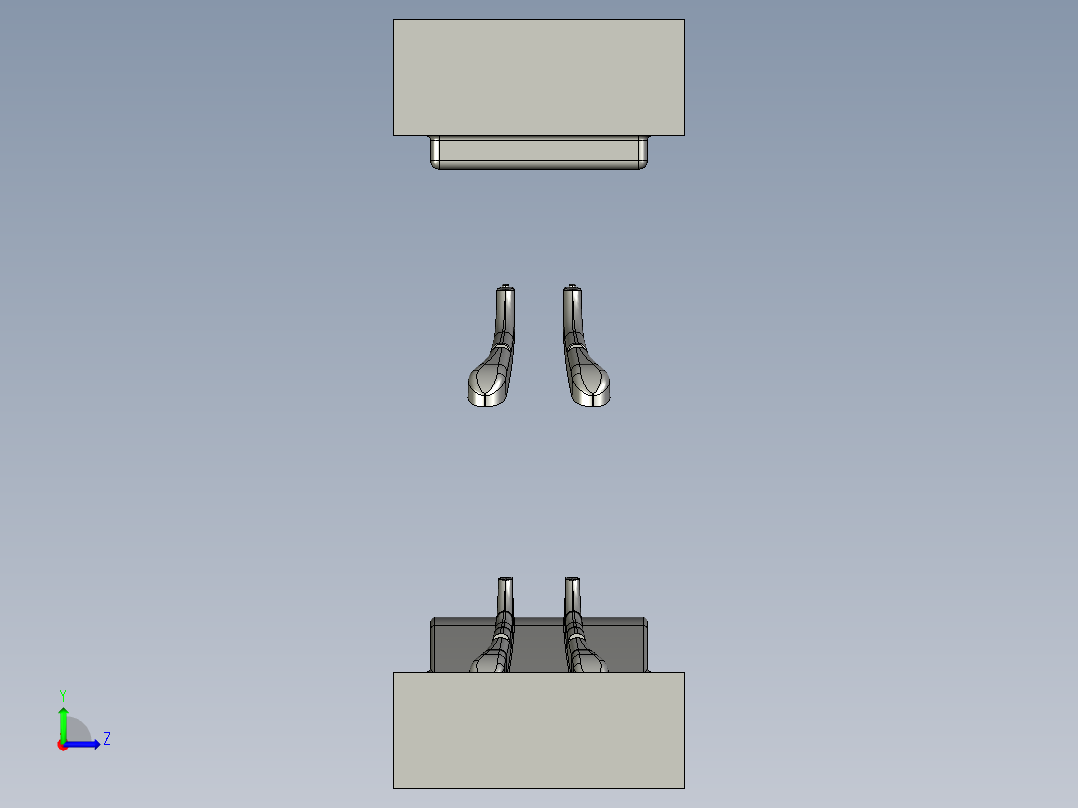 注塑模具、模具(78)左视图