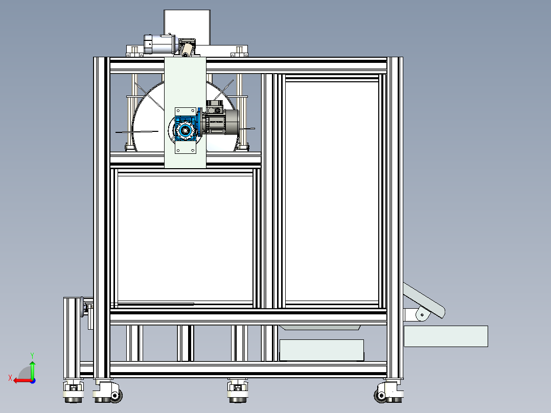 A3003903-振动筛选机后视图