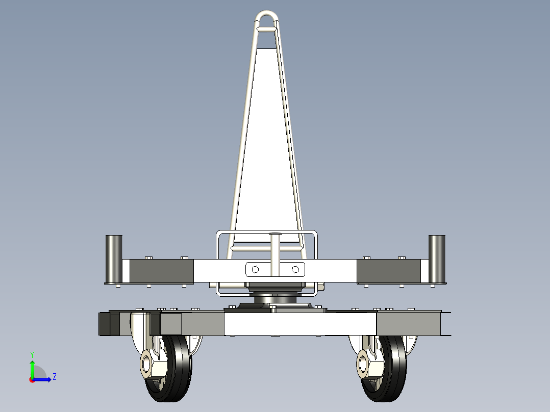 B2004071-中央回转系统 - 跟踪追随器左视图