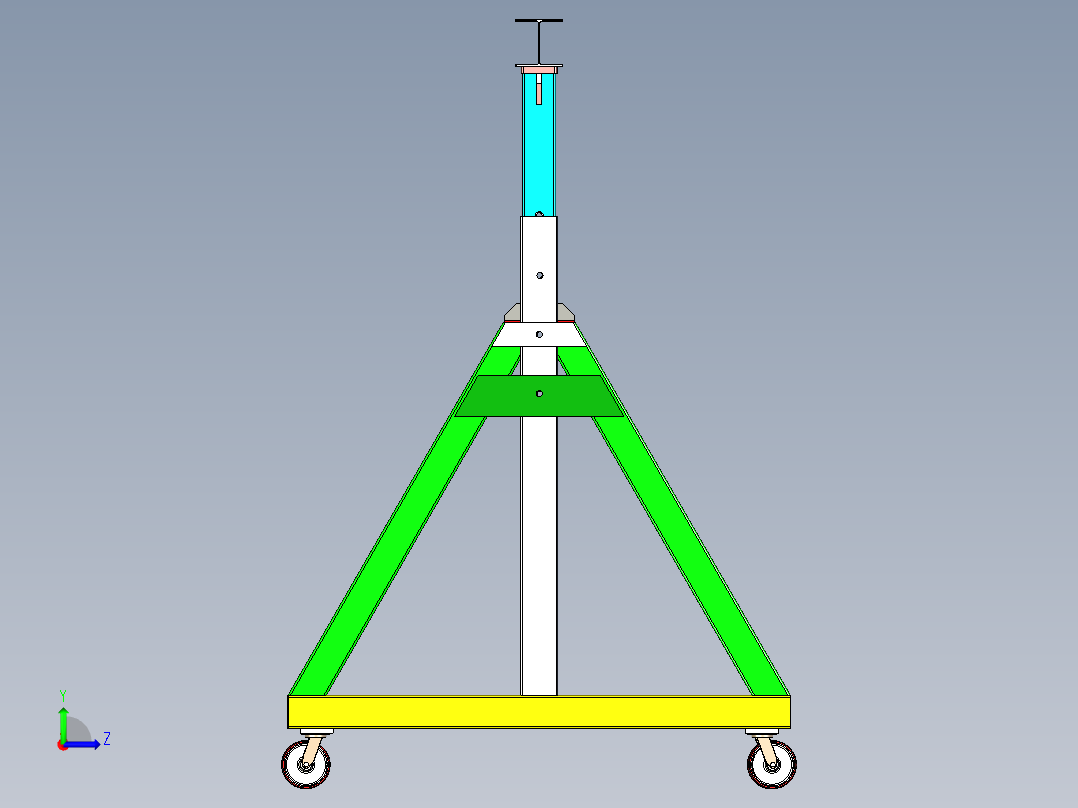 移动式门式起重机   x_t左视图