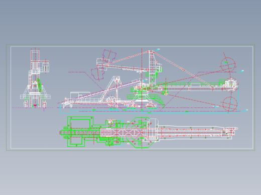 料输送设备图纸