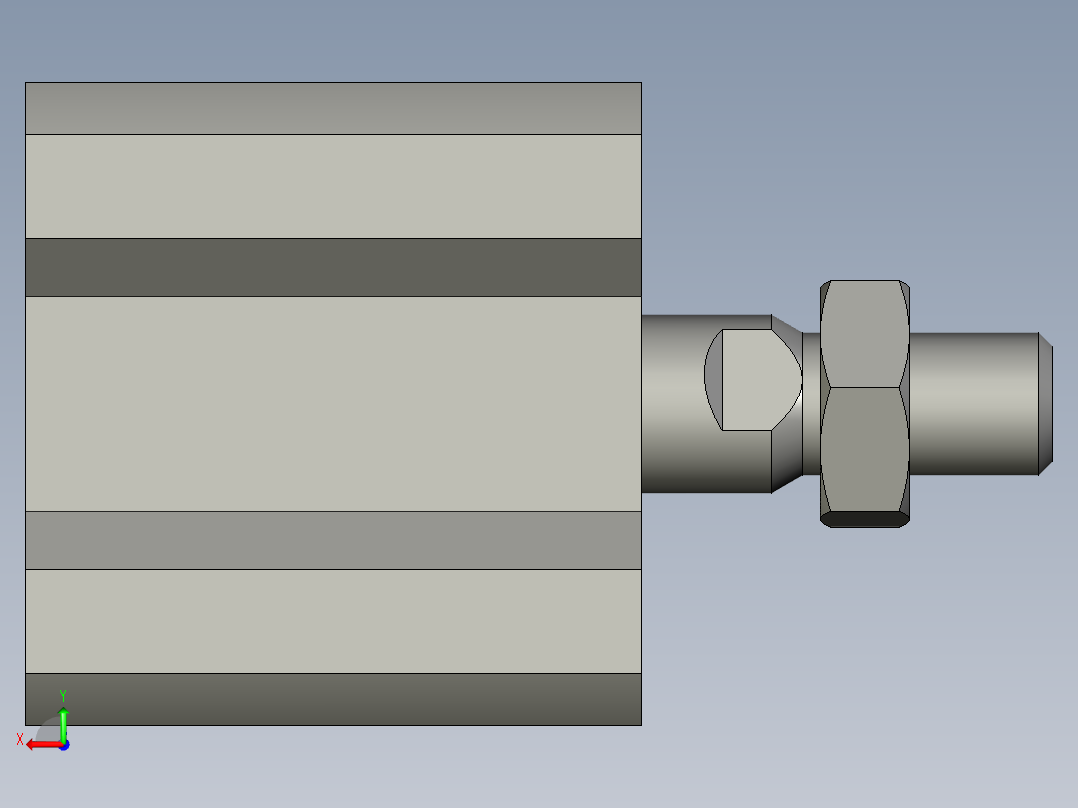 11CQ2B20-15DM(SMC汽缸)后视图