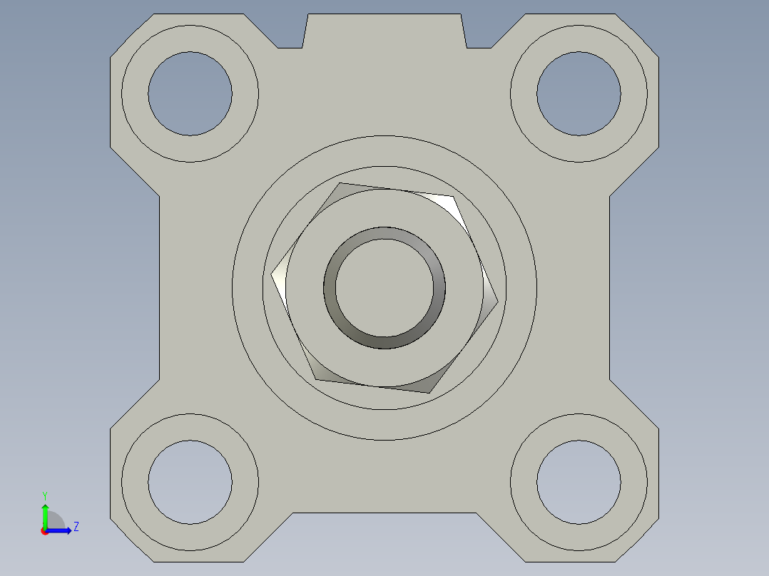 11CQ2B20-15DM(SMC汽缸)左视图