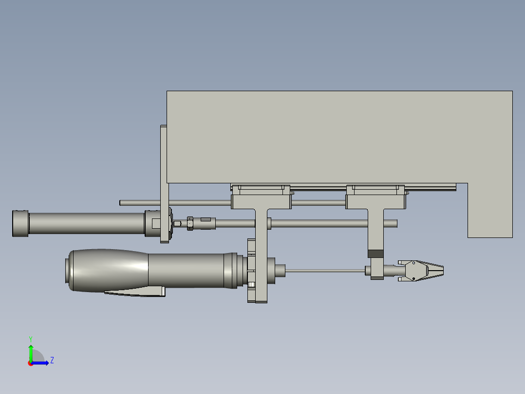 外壳锁螺丝左视图