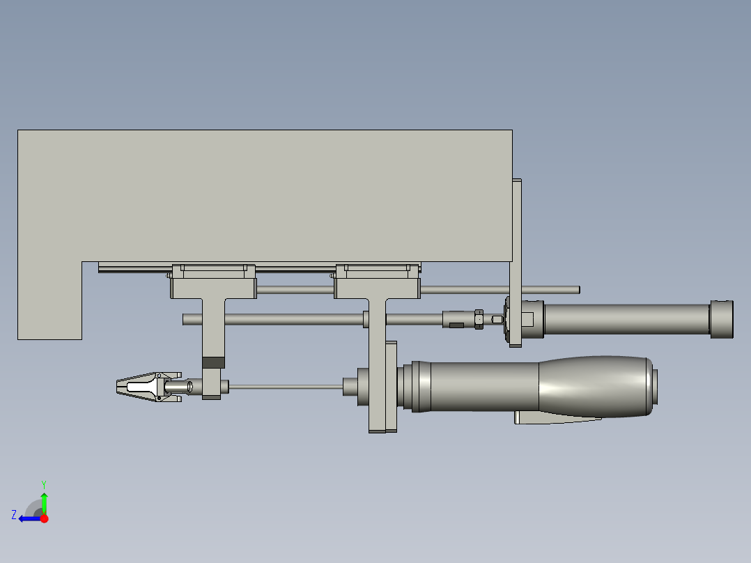 外壳锁螺丝右视图