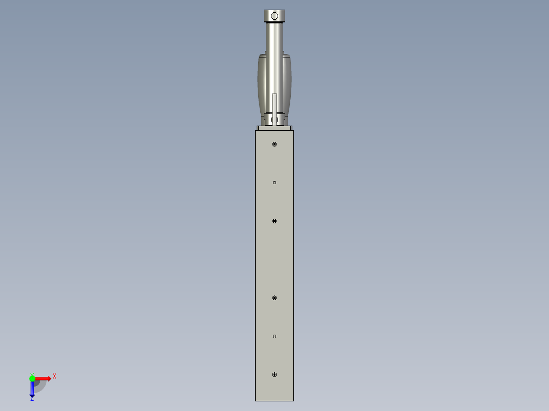 外壳锁螺丝俯视图