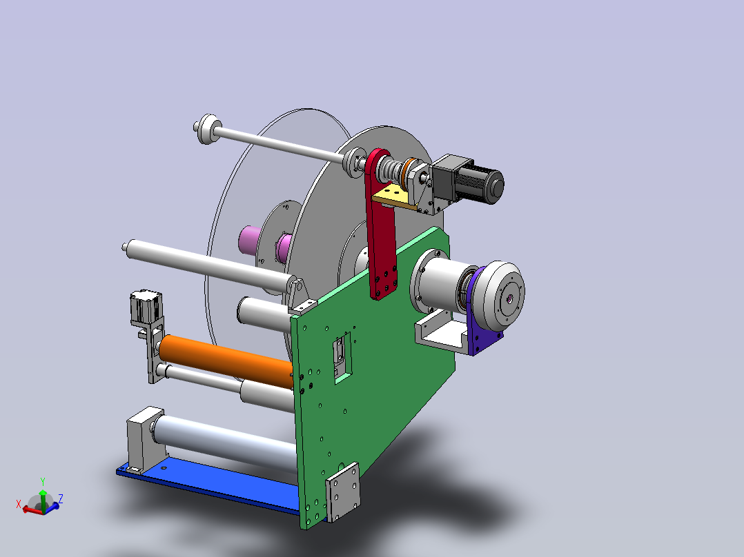 卷料收卷机构 1726683==wb70主视图